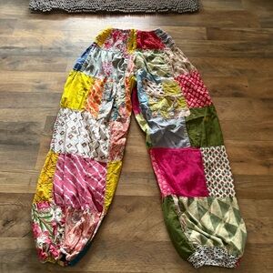Colorful Patchwork Kids Pants